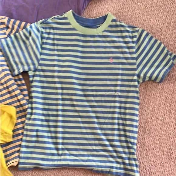 Colorful Kids Polo Ralph Lauren T-Shirt Set - Picture 2 of 11